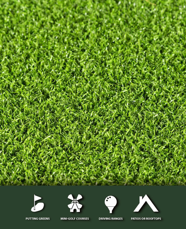Get the backyard putting green of your dreams! Dynamic Putt covers the contours of challenging grades.