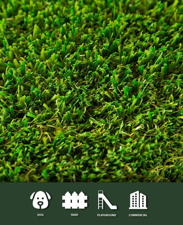 For a pet friendly artificial grass, discover the future of landscaping with Frio Flow 75 Olive—a medium-density marvel optimized for both aesthetics and function.