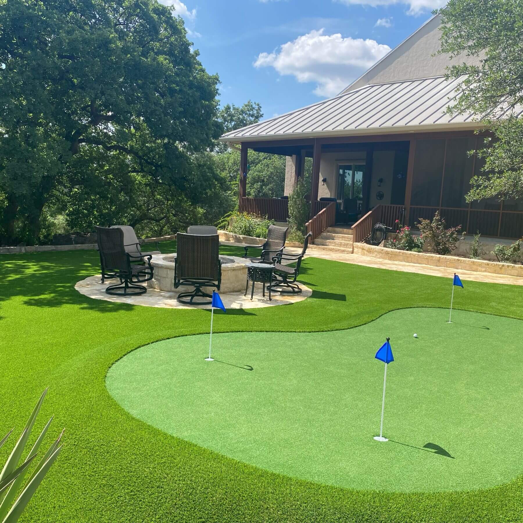 Artificial Turf Playground
